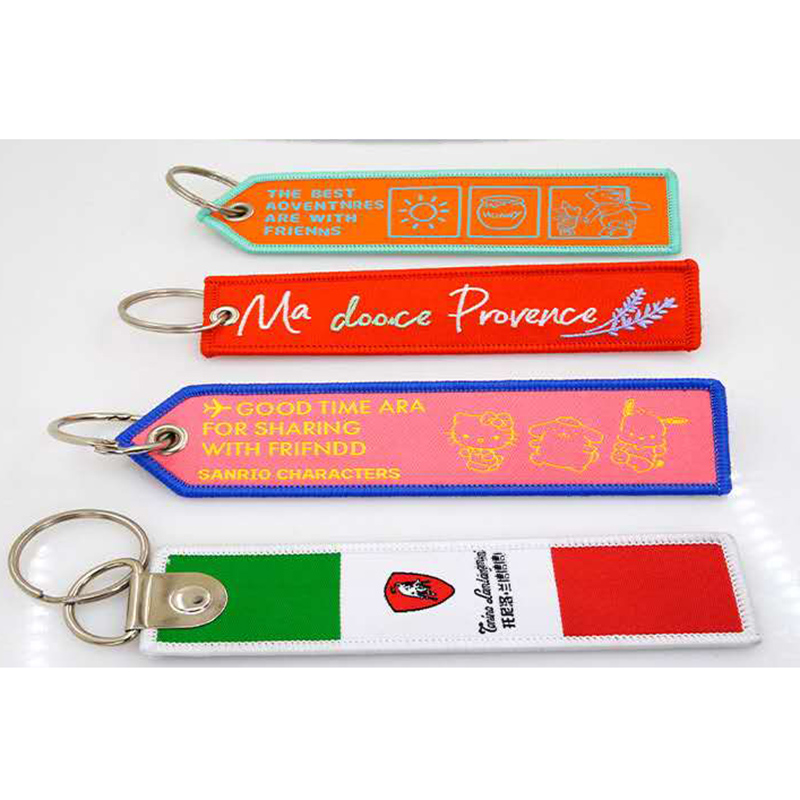 	Branded woven keychains