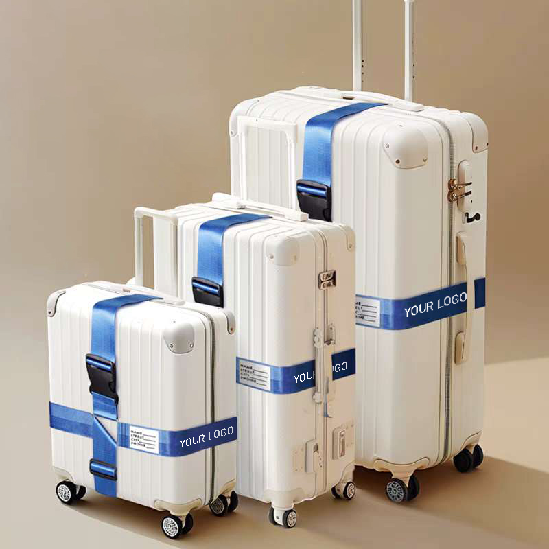 	Custom printed suitcase belts