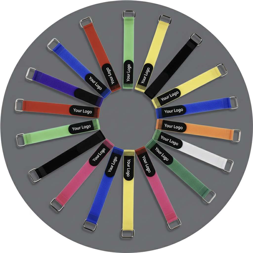 	Cintas de velcro personalizadas para cables