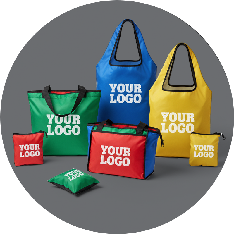 	Bolsas de compra plegables con logo