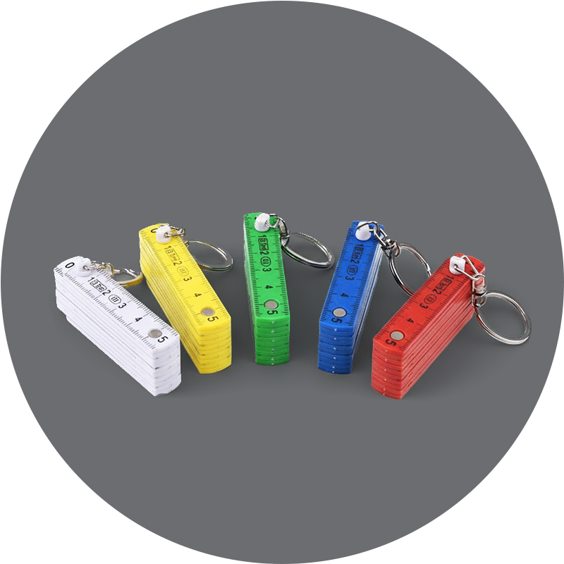 	Llavero con regla plegable personalizada