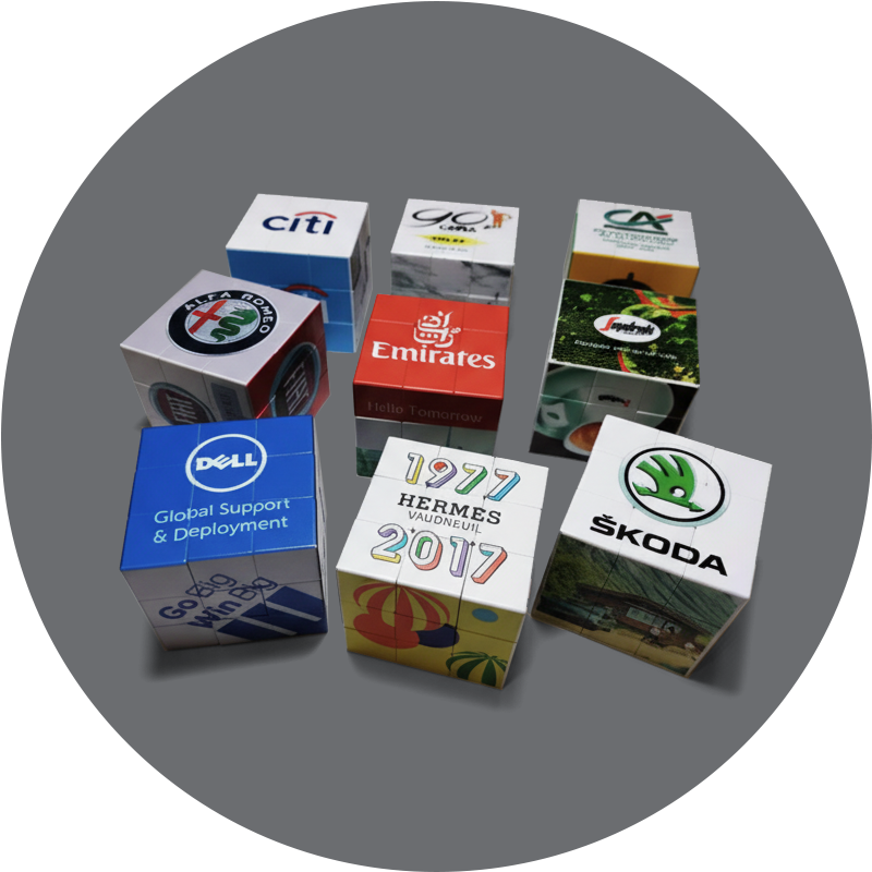	Cubos Rubik 3x3 personalizados con logo