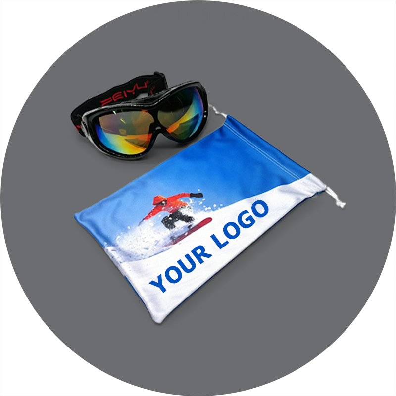 	Bolsitas de cordón para gafas de esquí con logo