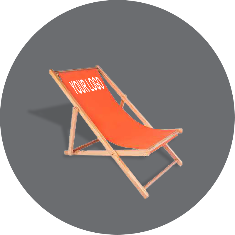 	Sillas de madera plegables con logo