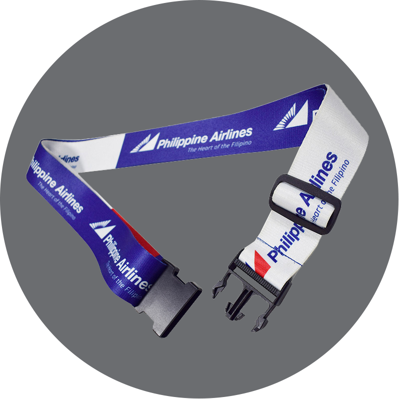 	Cinturones para maletas con logo