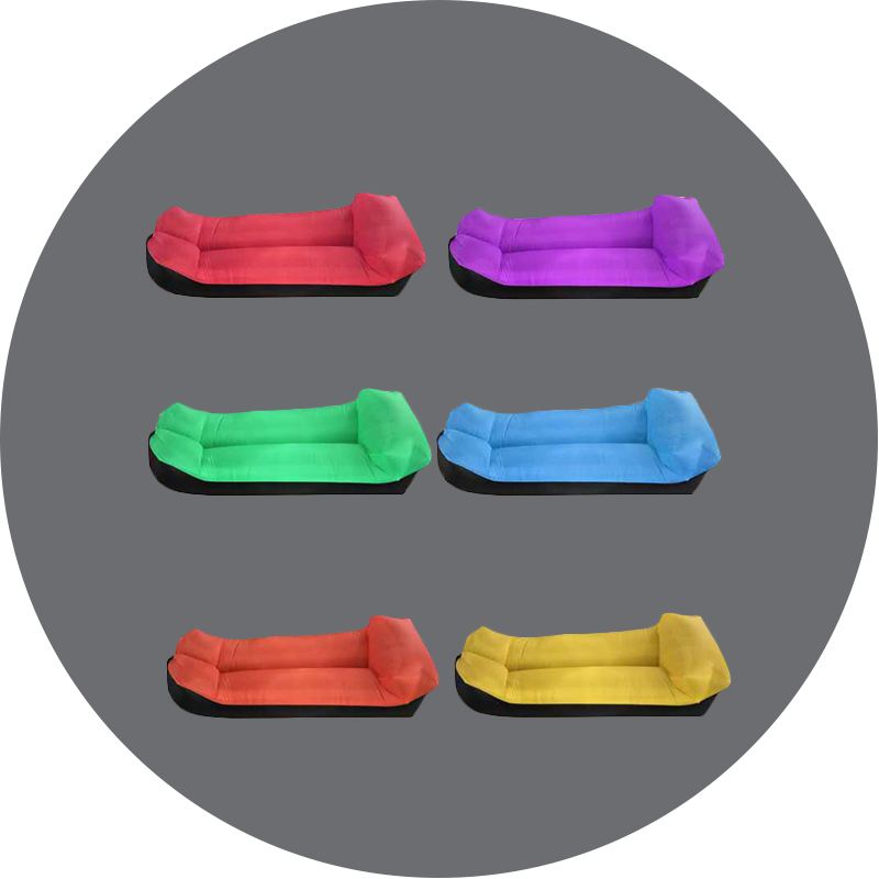 	Sofá inflable XXL con logo