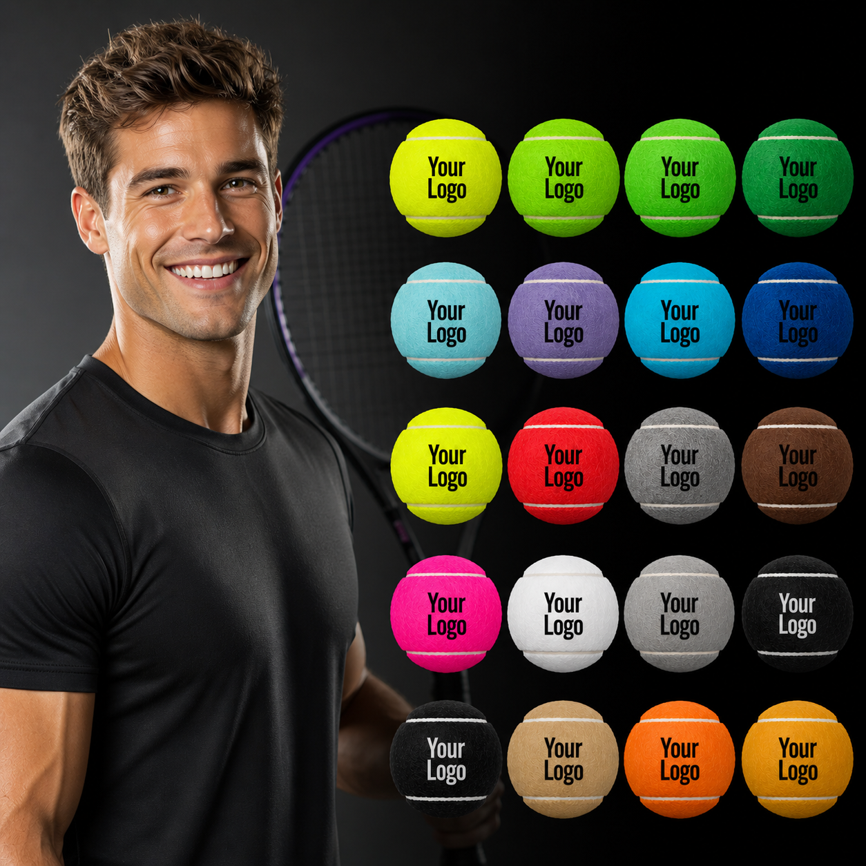 	Pelotas de tenis personalizadas con logo