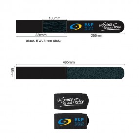 Cinta de sujeción para esquís con velcro y logo – Promo...