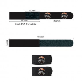 Cinta de sujeción para esquís con velcro y logo – Promo...