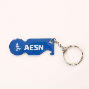 Custom Shopping Cart Key Openers with Bottle Opener | P...