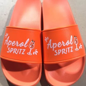 Custom Slide Sandals with Logo | Personalized Pool Slid...