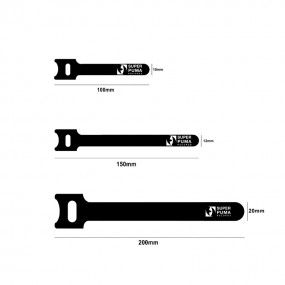 Cintas de velcro personalizadas para cables con diseño ...