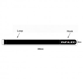 Bridas de velcro promocionales para cables personalizad...