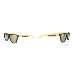 Custom UV400 Sunglasses with Bamboo Temples | Personali...