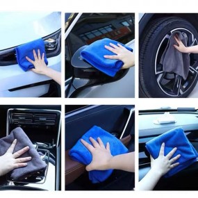 Custom Car Cleaning Cloths with Logo – Personalized Mic...