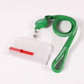 Custom Lanyards / Badge Holders with Card Jojo – Person...