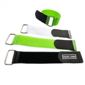 Custom Velcro Cable Ties with Metal Eyelet | Reusable V...