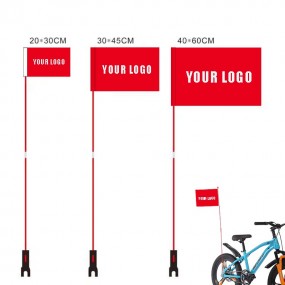 Personalized Bike Flag – Custom Bicycle Safety Pennants...