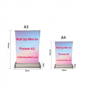 Mini Roll-Up in A4 or A3 Format – awpromotion.com | Tab...